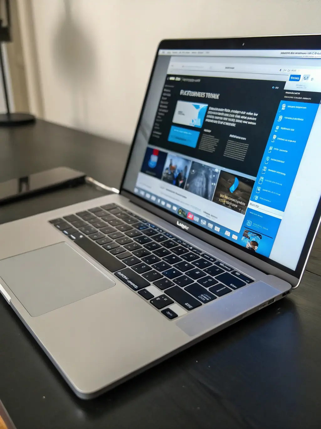 A professional-looking resume displayed on a laptop screen, emphasizing clarity and structure. The resume is well-formatted and highlights key skills and experiences.